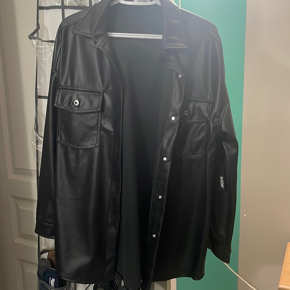 Leather Shacket